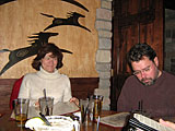 Kathy & Connor enjoy USS at Sonterra Grill