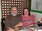 Mike and Sandy at Rocco's